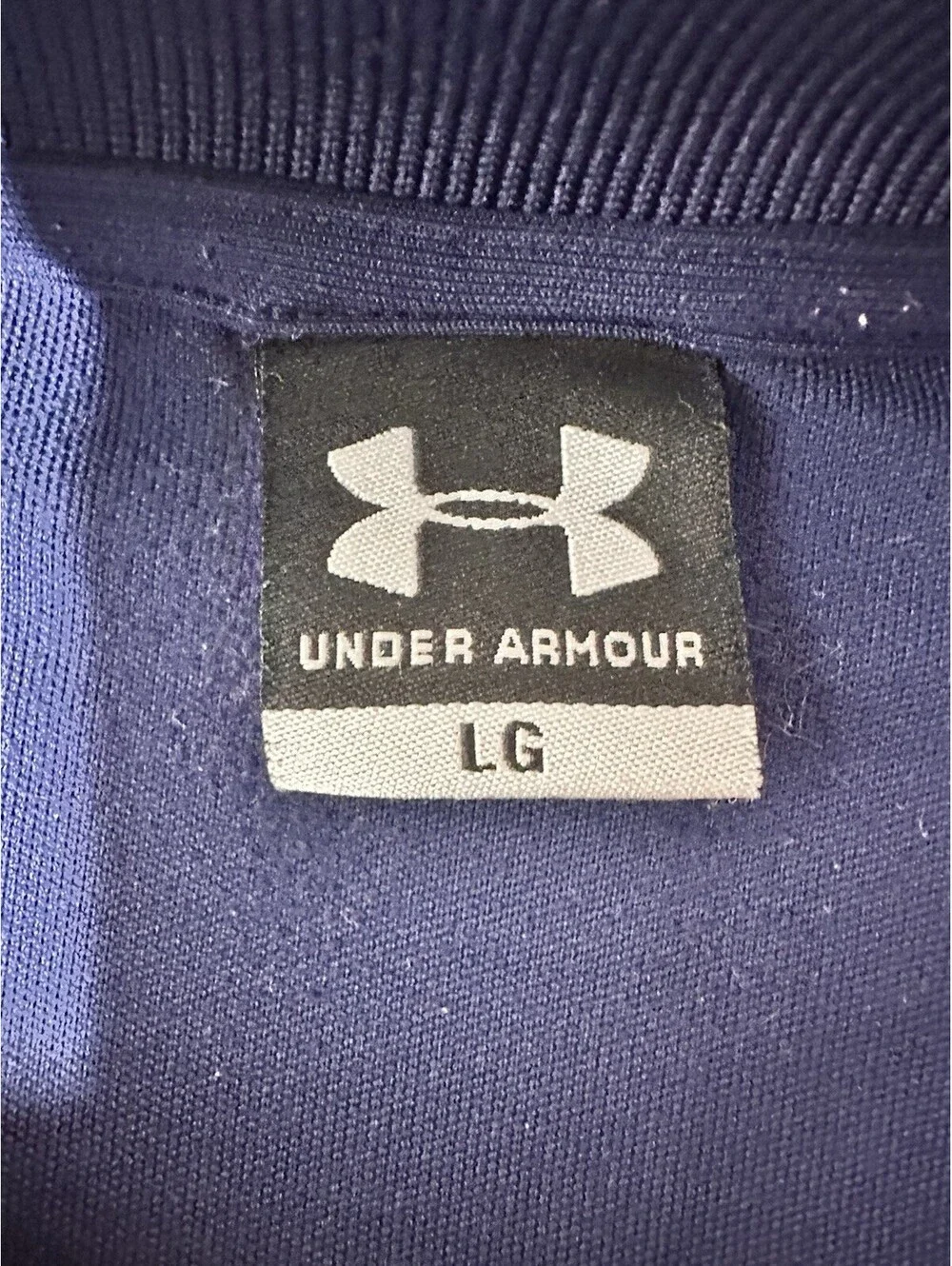 Secret Service Under Armour Polo Shirt Large Blue Shirt